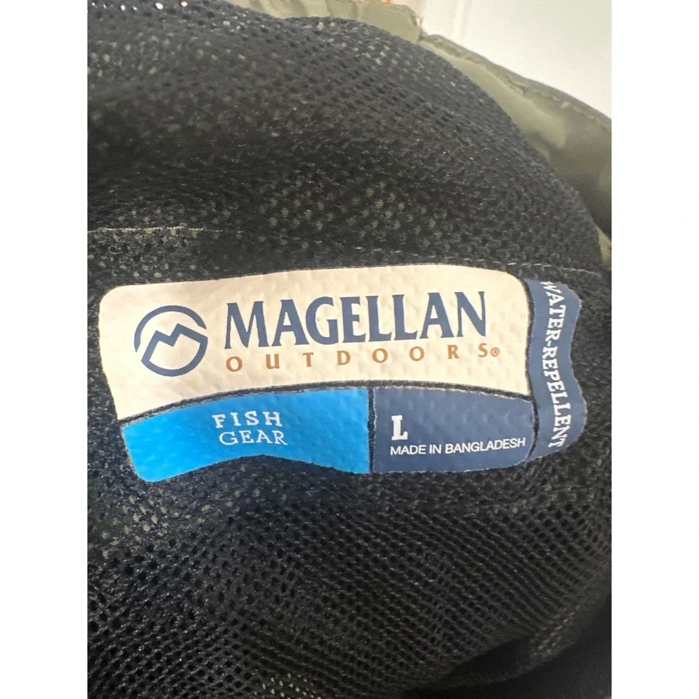 Magellan Outdoors Convertible Cargo Hiking large Pants with Belt Olive Green Men